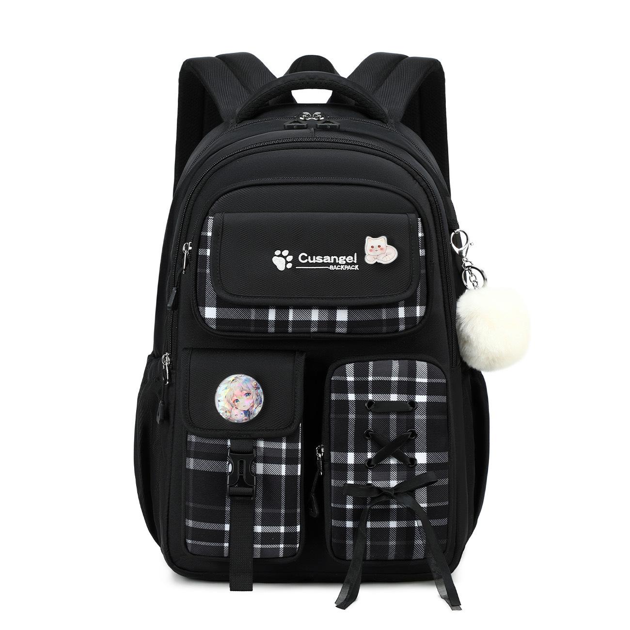 3 stuks/set Basisschool Boogleertassen Ruime Zoete Dagelijkse Rugzak voor Middelbare Scholieren met Etui Lunchbox Set