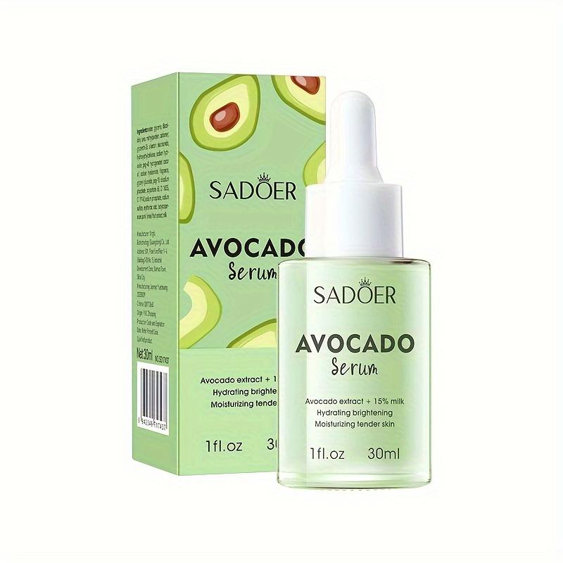 Avocado Fruit Milk Facial Essence, Moisturize, Smooth, and Reduce Wrinkles, Increase Elasticity, Improve Dry and Rough, Brighten,  Smoothes Wrinkles