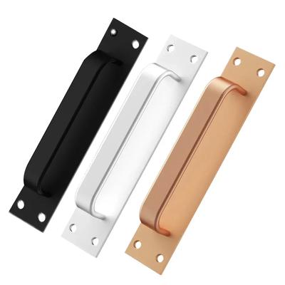 Sliding Barn Door Handle Pull Cabinet Flush Hardware Door Window Handle  Aluminum Alloy Interior Door Furniture Handle Hardware