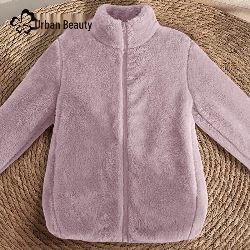 

Women s Fluffy Fleece Lined Jacket M