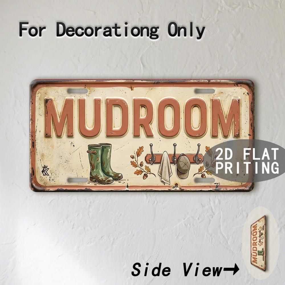 Tin Sign - Vintage Durable Metal Plaque Wall Decor, Home Office Bar Man Cave Mudroom Pet Room Birth Year City Themed Wall Art