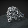Retro Domineering Men's Skull Men's Skull Ring