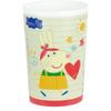 Lot vaisselle - FUN HOUSE - PEPPA PIG - 2 assiettes creuses Ø 22 cm, 2 verres 220 ml, gourde 350 ml, boîte à goûter et peluche 17 cm