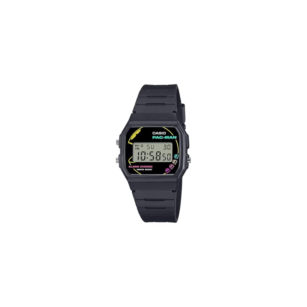 Casio Classic F-91WPC-1AJR Men s Watch Black Biomass Plastic Pac-Man Collaboration
