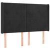 VidaXL LED Headboard Bedroom Furniture Double Bed Accessory Head of Bed Frame Interior Black 3123818