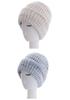 Women's Gradient Knit Wool Beanie - Autumn/Winter Warm Ear Protection, Stylish and Versatile for European and American Fashion