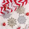 3Pcs/Box Christmas Decoration Snowflake Hanging For Xmas Tree Ornament Home Room Decor Winter New Year 2025 Navidad Accessories