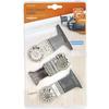 Lames de scie plongeante - FEIN - E-Cut Starlock - 3 pièces - Spécial bois - Gris
