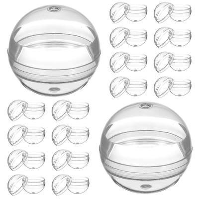 Transparent Vending Capsules for Collectibles 110Pcs Clear Plastic Balls