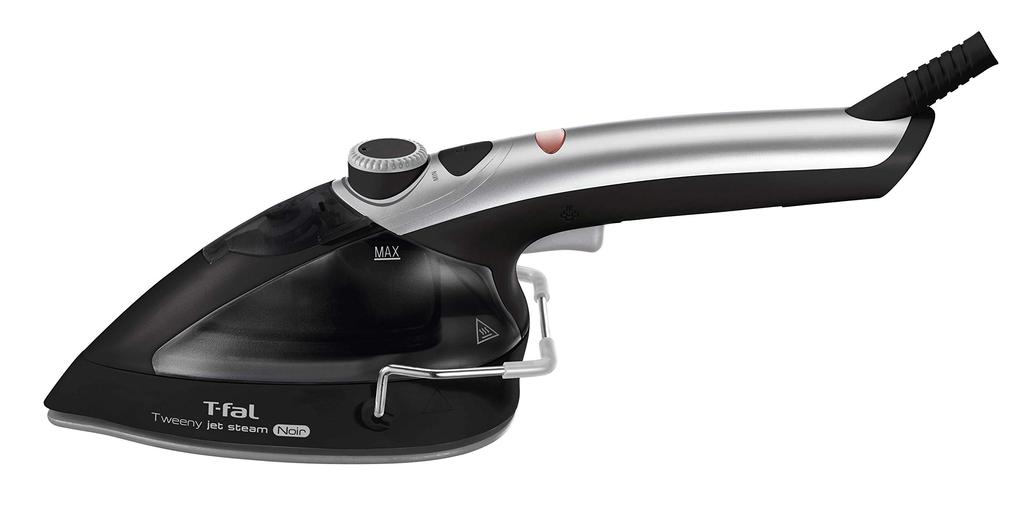 Tefal Powerful Steam Clothes Steamer Jet Steam Starts up in about 45 seconds Steam Iron Black DV9001J0 "Tweeny Noir"