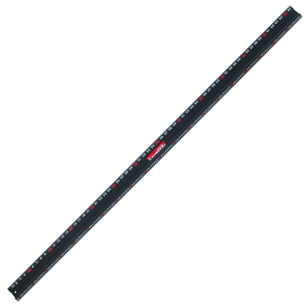 Shinwa Sokutei Aluminum Cutter Ruler Super Alsuke Cut Master EX 2m 65036