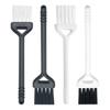 4Pcs Manual Keyboard Brush Ergonomic Long Handle Garlic Coffee Machine Cleaning Brush Household Supplies