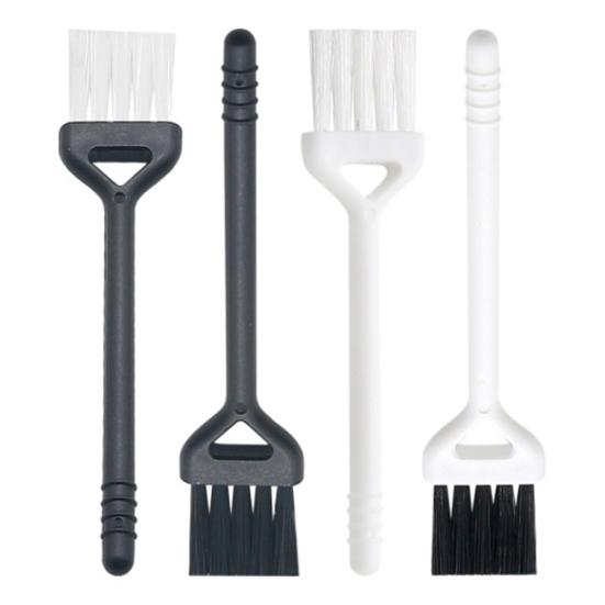 4Pcs Manual Keyboard Brush Ergonomic Long Handle Garlic Coffee Machine Cleaning Brush Household Supplies