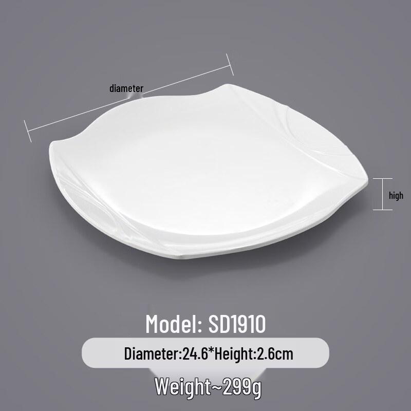 A5 Melamine Commercial Serving Plate Set