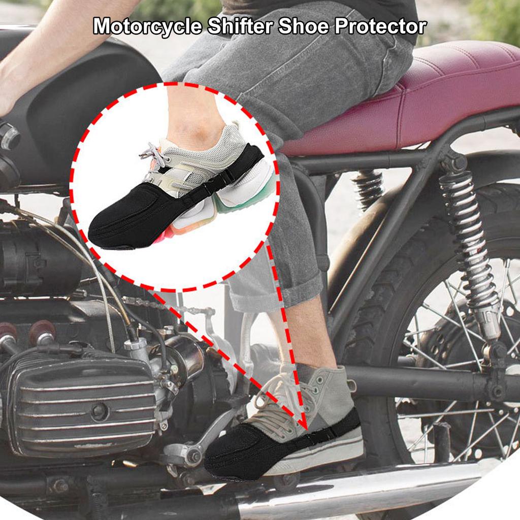 Motorcycle Shoe Protector Anti Slip Comfortable Shock Absorption Motorcycle Shifter Shoe Protector for Men Women