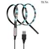 Light Strip Universal Backlit Adornment Rope Lamps Decoration Indoor Luminous Adorn 5V USB LED Lamp with Controller for Home