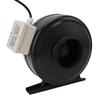 Inline Duct Ventilation Fan 2575 RPM Air Circulation Vent Blower for Hydroponics Grow Tent US Plug