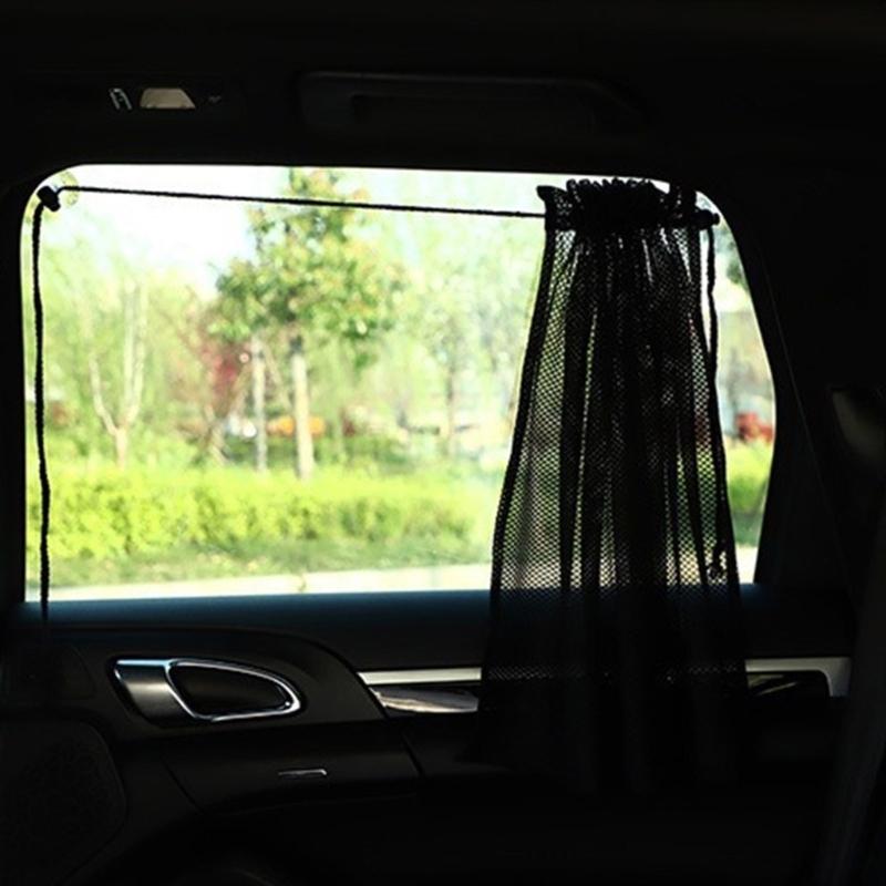 Heat Resistant Breathable Auto Sunshades Curtains Shield From Sunlight for Window Keep Vehicle Interior Cool and Private