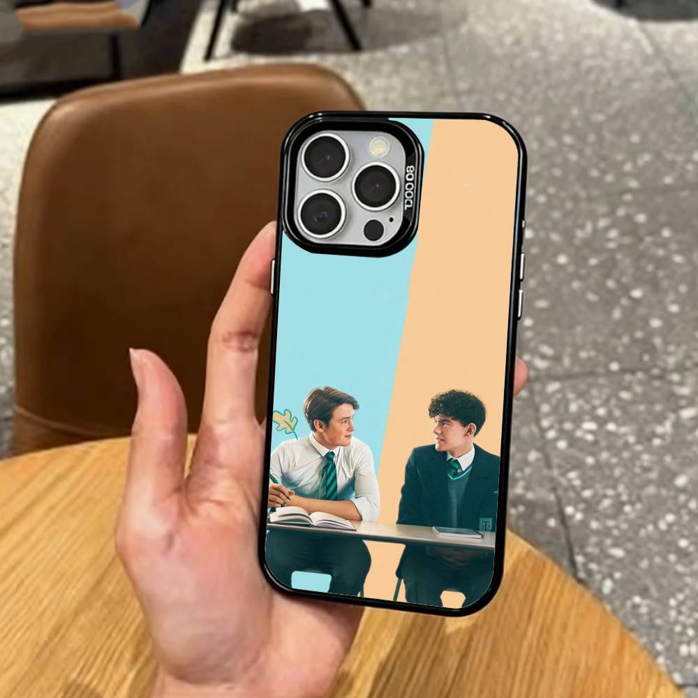 W-Warm New H-Heartstopper Movie Phone Case For iPhone17,16,15,14,13,12,11 Plus,Pro Max Colored Silver Plated Inside Cover