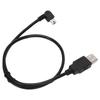 USBA To Mini USBB Cable Male To Male Elbow Left Angle Power Supply Charge Cord for PC