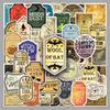50 Sheets Waterproof Magic Potion Labels & Creative Graffiti DIY Stickers for Water Bottles and Suitcases