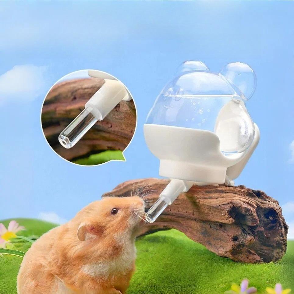 Hamster Water Dispenser Magnetic Wall Mounted Water Bottle Rabbit Dutch Pig Water Dispenser Pet Supplies Water Bottle