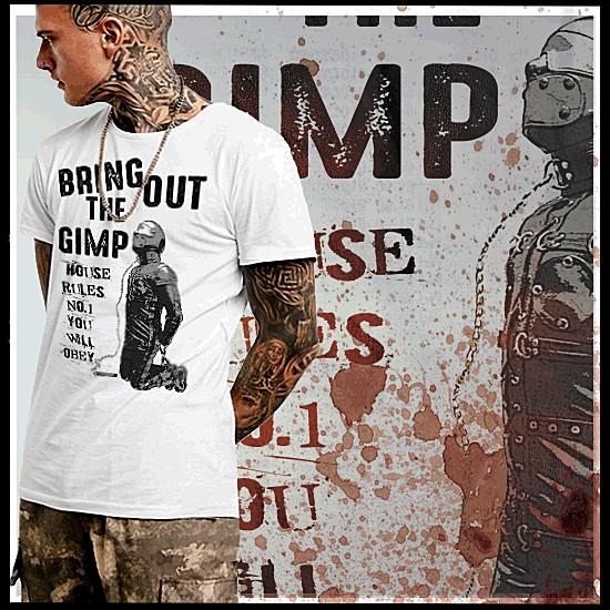 BDSM T-Shirt Bondage Masochist DOM of pleasure Dominatrix Femdom Gimp Sado tee M