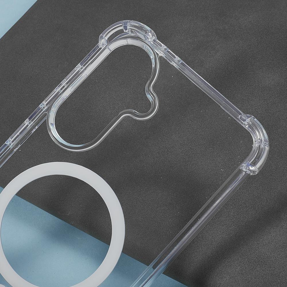 For Samsung Galaxy A36 5G Clear Phone Case Compatible with MagSafe 1.5mm Shockproof Back Cover