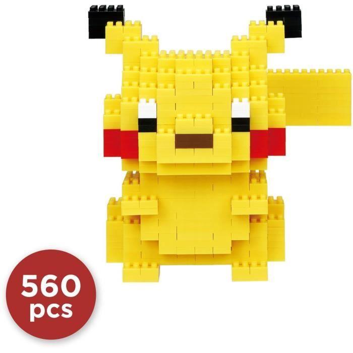 Figur i byggklossar - BANDAI - NANOBLOCK - Pokémon - Pikachu Deluxe