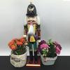 4Pcs 30cm Xmas Christmas Gift Traditional Nutcracker Wooden Guard Ballet Decoration Colorful Cute