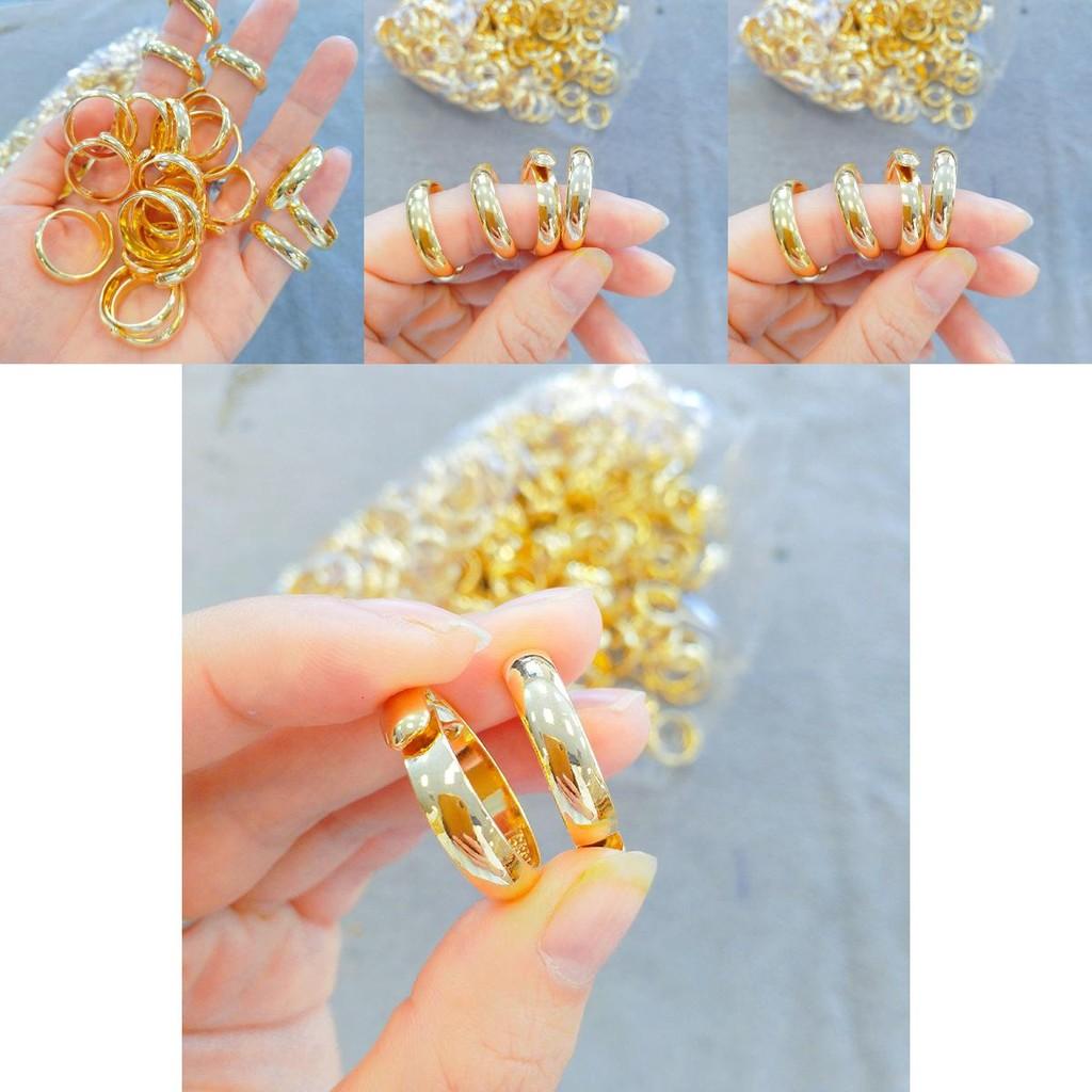 Versatile Minimalist Vietnamese Sand Gold Band Ring Perfect For Couples Unique Accessory Fashion