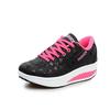 Casual Sports Shoes Breathable Comfortable Wedge Heel Thick Sole Sneakers Lace Up