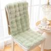 Plush 3D Three-dimensional Bubble Connected Chair Cushion Solid Wood Dining Chair Cover with Anti Slip Seat Backrest Integrated Warm Thick Chair Cover