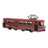 Classic Tram Model Vehicles Toy 1:90 Scale Collection Interactive Decorative Photography Prop with 2