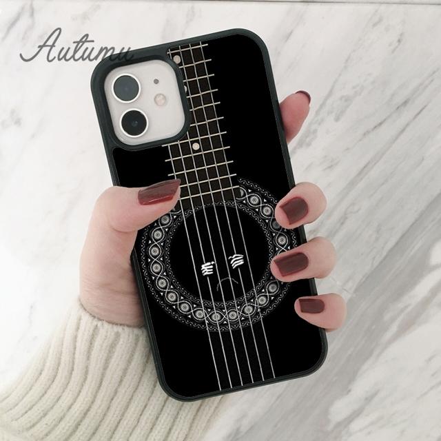 Etui na telefon z muzyką fortepianową i gitarową dla iPhone 11 12 13 14 Pro Max mini X XR XS SE 2020 6S 7 8 Plus Samsung Galaxy S21 S22 Pokrowiec skorupa