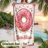 Sunshine Smiles 1 Theme Quick Dry Beach Towel Custom Name Text Print Large Sand Resistant Towel Beach Vacation