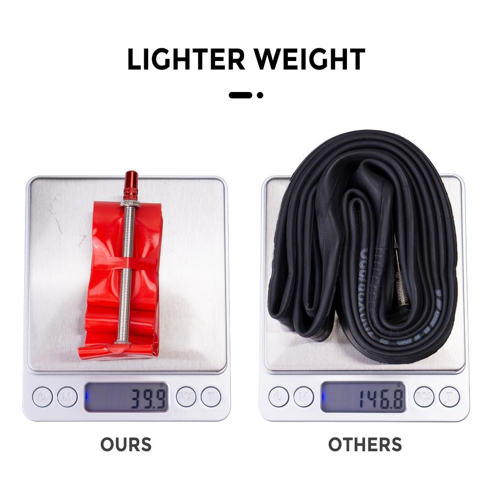 2 Pack Bike Inner Tube Ultralight TPU Road Bicycle Inner Tube Tire French Valve