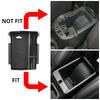 For Jeep New Compass 2021-2025 ABS Center Console Organizer Tray Storage Box Layered Organizer Interior Accessories