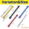 Motorcycle Handlebar Aluminum 22mm Mounting Universal Fit for Hunter CT125 [Cicogna] Brace, Alloy, Diameter, V-Strom 250, PCX, CT, Cub, (Yellow)