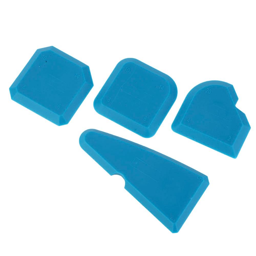 8Pcs Plastic / Silicone Material Caulk Tool Kit Handheld / Hand Operated Spatula Shape Sealant Finishing Tools