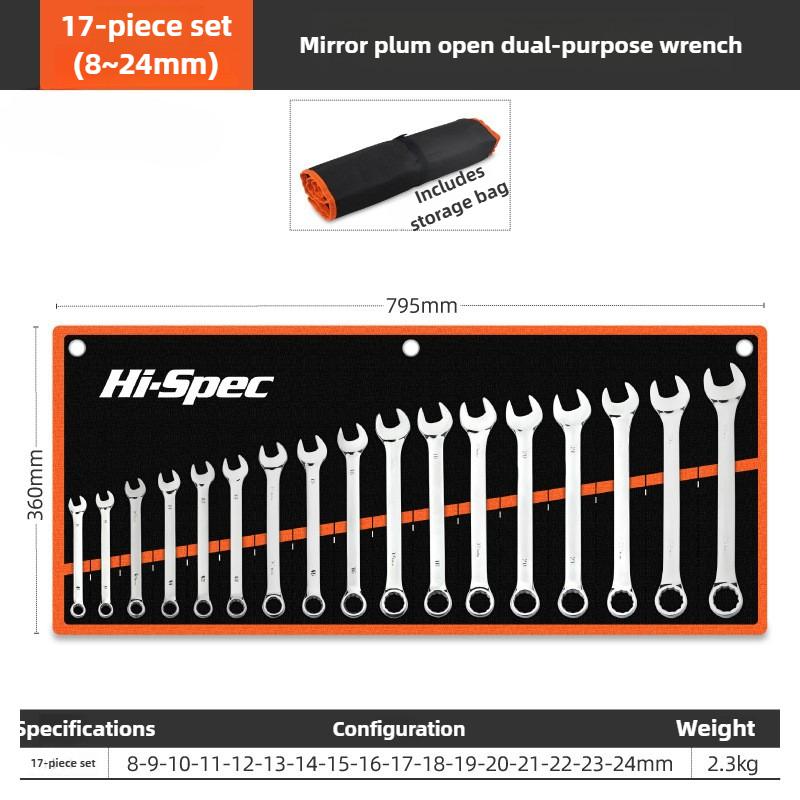 Professional Wrench Kit Mechanical Workshop Banner Tools Set Universal Complete Job Ratchet Wrench Set Kit Tools Sets for Home