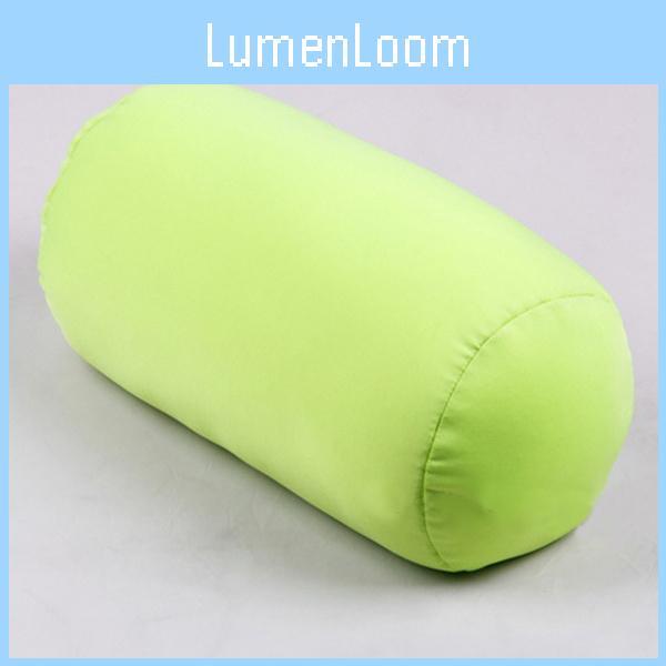 Microbead Roll Pillow For Neck And Head Support Ideal For Travel And Home Comfort