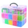 15000-Piece Rainbow Rubber Band DIY Bracelet Kit for Kids