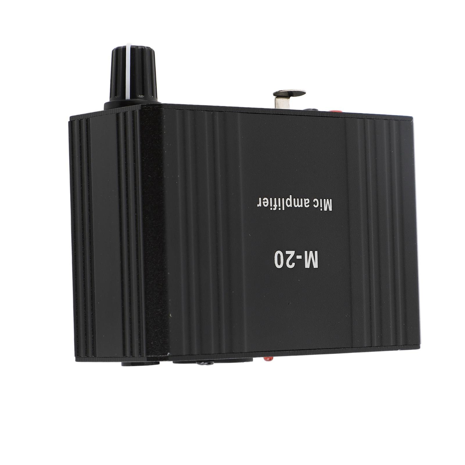 

Microphone Preamp High Gain 48V Phantom Power XLR Output Mic Preamplifier for Dynamic and Condenser Microphones Booster