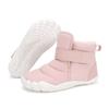 Children High-top Snow Boots Kids Plush Boots Winter Warm Cotton Shoes Anti-slip Casual Walking Shoes Waterproof