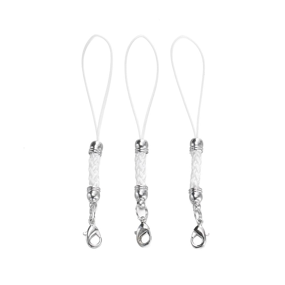 10/20pcs Keychain Rope with Lobster Clasp Jump Rings Lanyard Lariat Strap Cord For DIY Keyring Pendant Jewelry Making Supplies