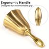1pc Hand Call Bell Gold Silver Multi-Purpose Bells for Craft Wedding Decoration Alarm School Church Classroom Vintage Bell