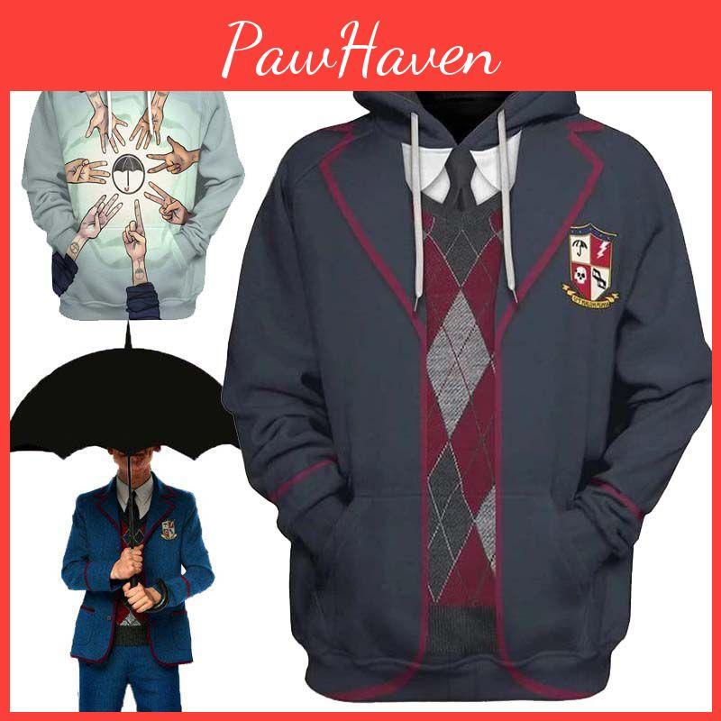 The Umbrella Academy Costume Hooded Jacket Soft And Comfortable Pullover Sweatshirt