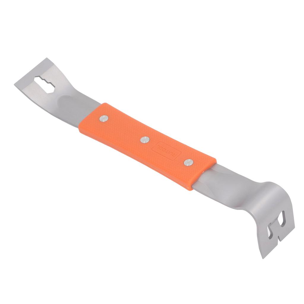 Nail Puller Stainless Steel Rubber Non Slip Handle Multifunctional Pry Bar Scraper