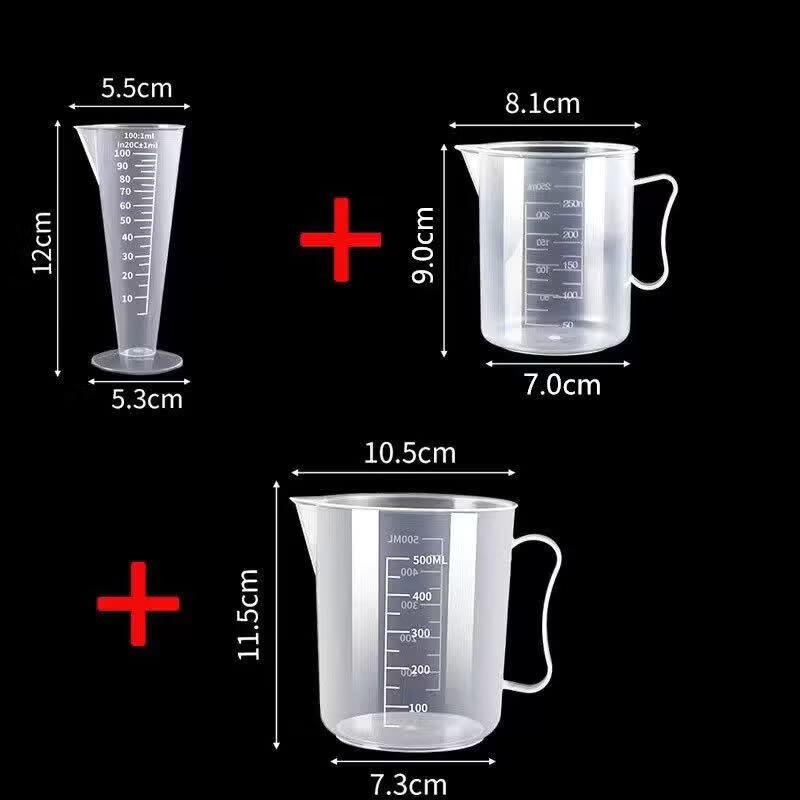 ZISIZ Food-Grade Plastic Measuring Cup